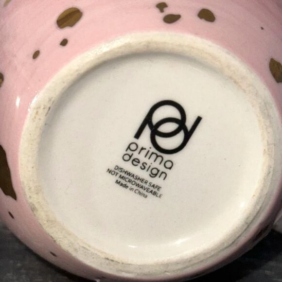 Pink & Gold Speckled Ceramic Mug By Prima Design - Picture 3 of 6